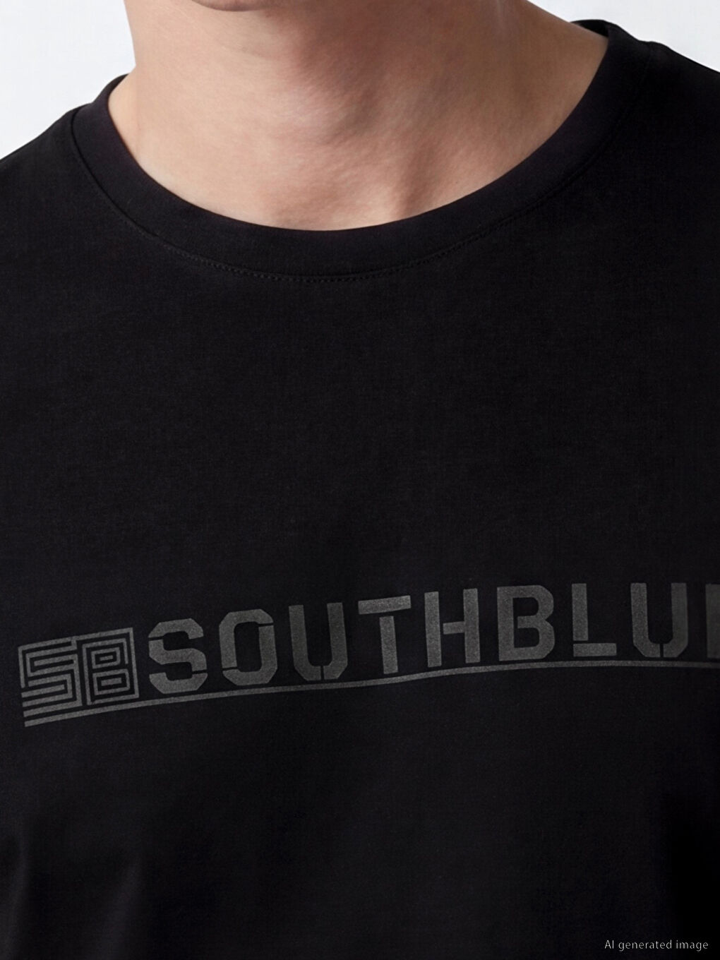 Crew Neck Printed Men's Jersey T-Shirt-2