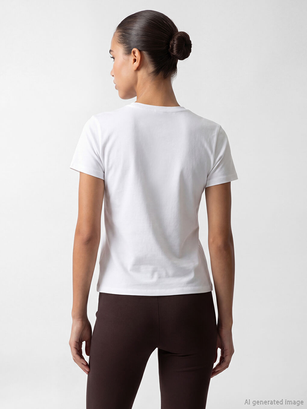 Crew Neck Women's Sports T-Shirt-3