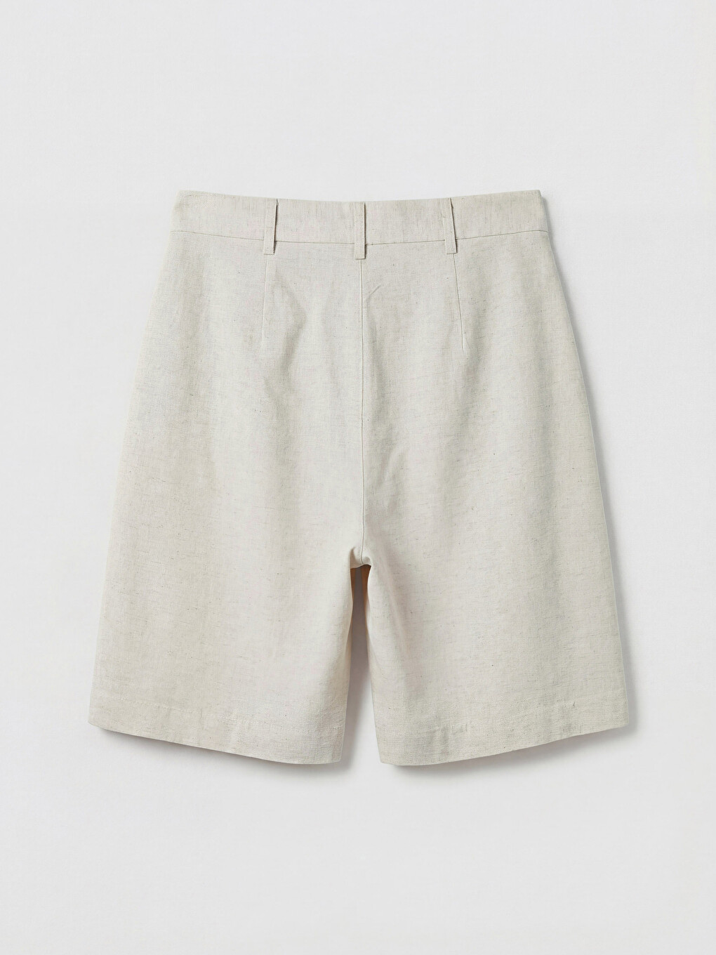 Woman White Shorts-5