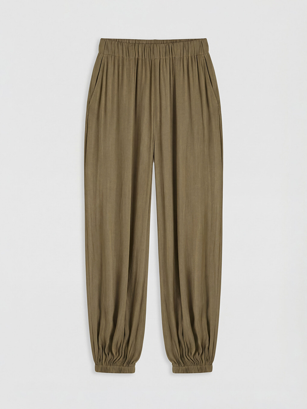 Elastic Waist Women's Jogger Trousers-4