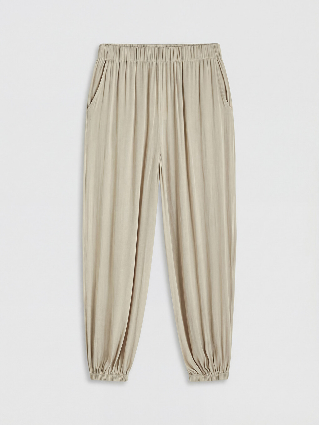 Elastic Waist Women's Jogger Trousers-4