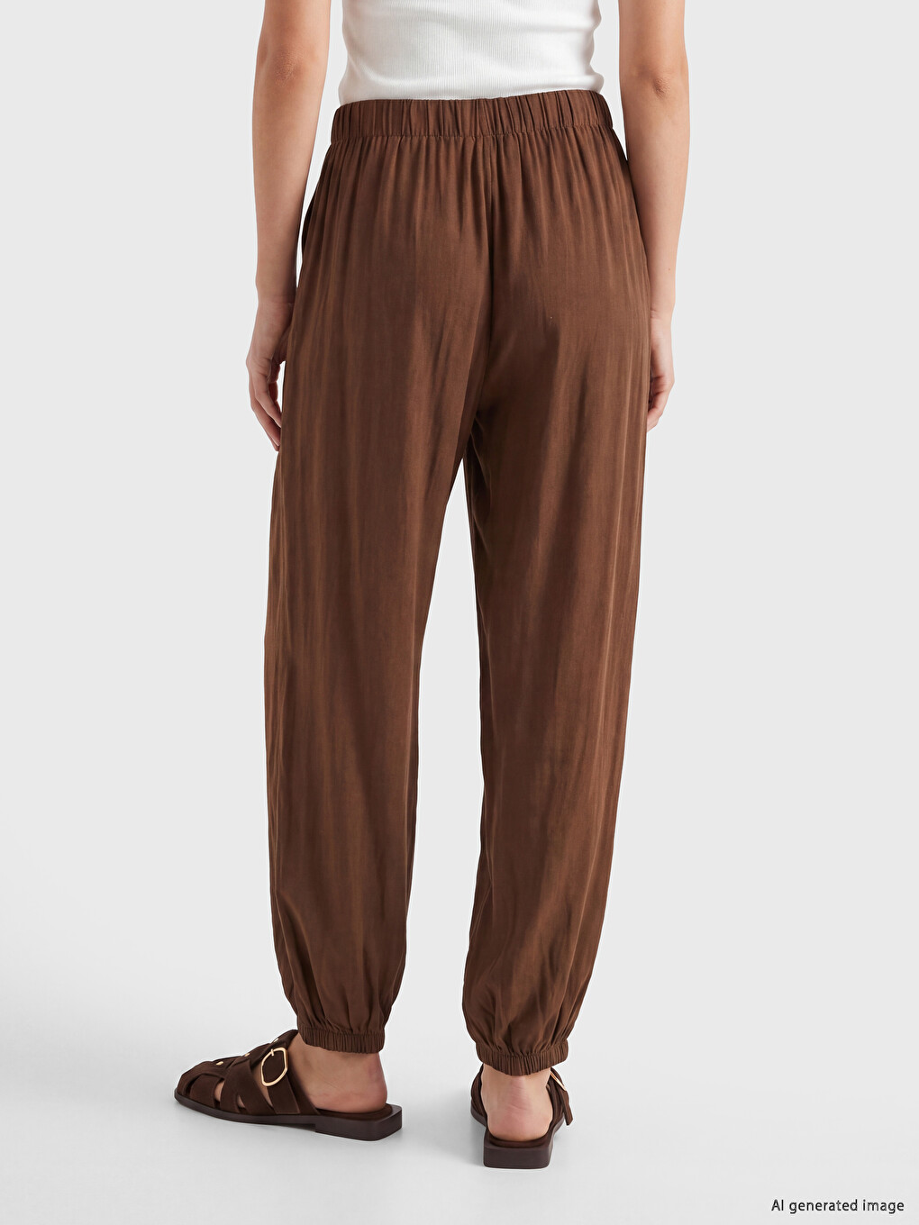 Pantalon De Jogging À Taille Élastiquée Pour Femme-3