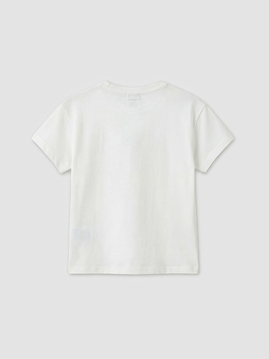 Beyaz Baskılı Kız Çocuk Taytlı Takım-4