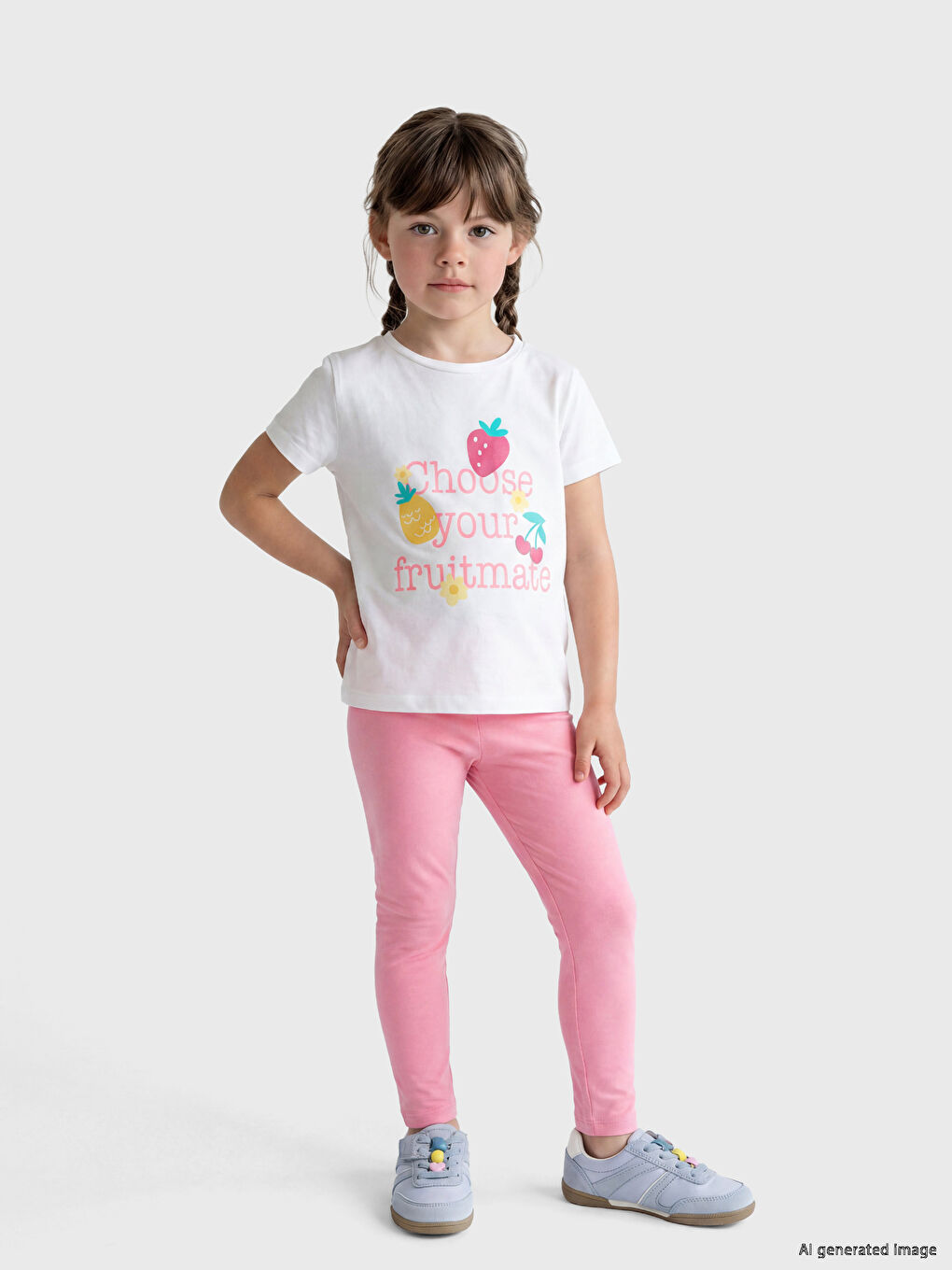 Printed Girls' Set-1