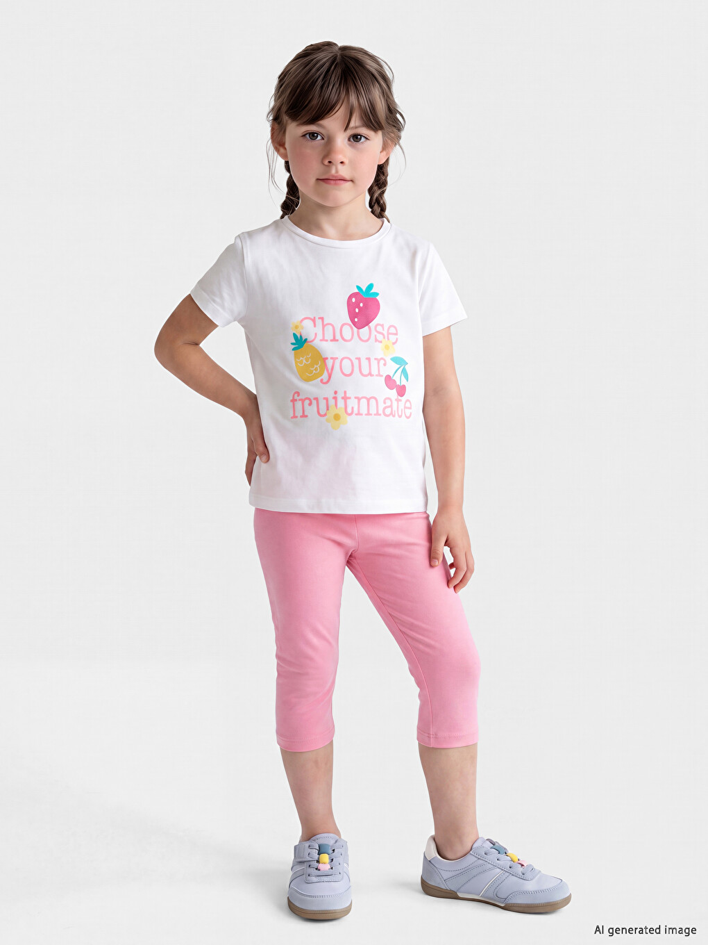 Printed Girls' Set-1