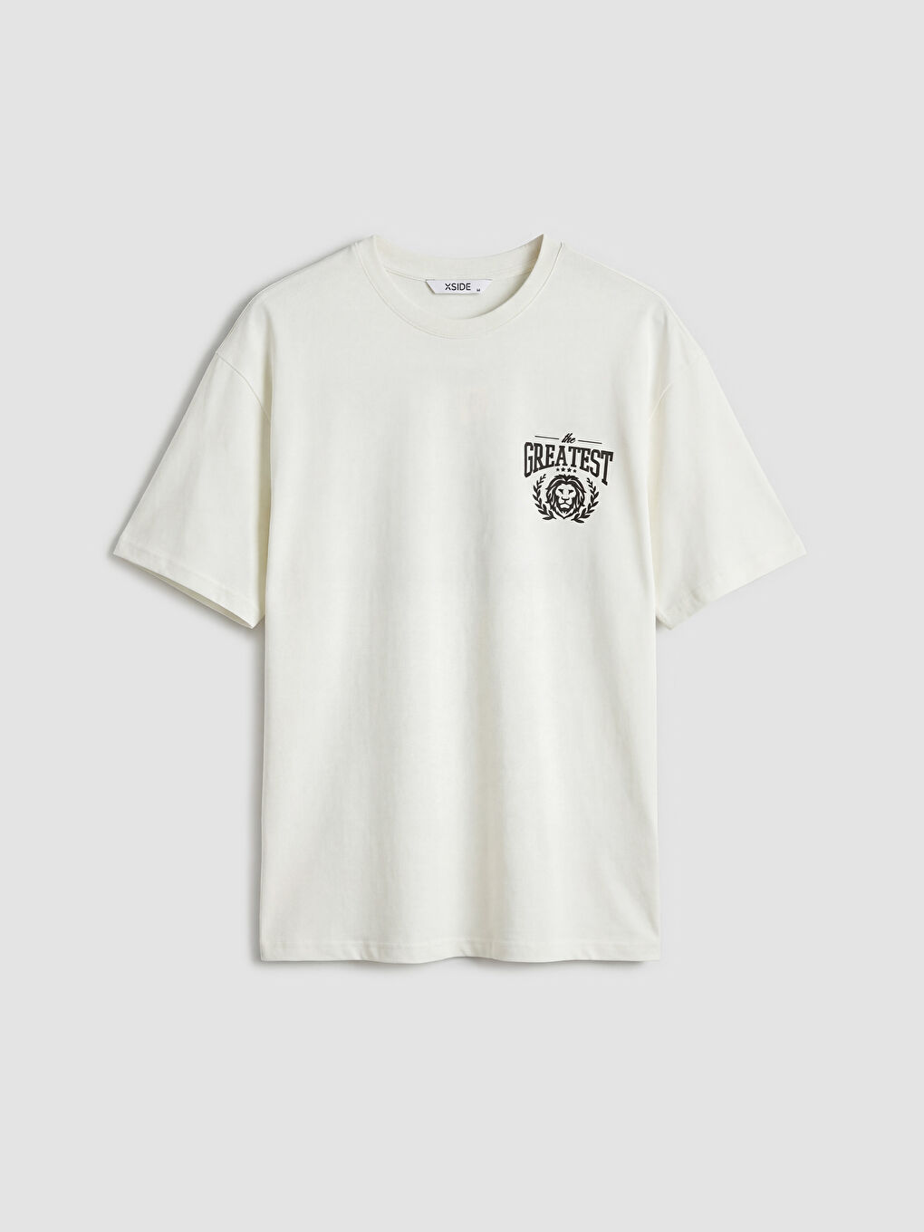 تي شيرت رجالي مطبوع بكول مدور-3