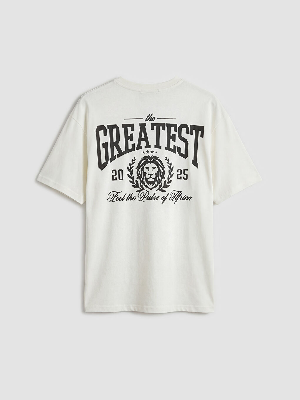 تي شيرت رجالي مطبوع بكول مدور-4