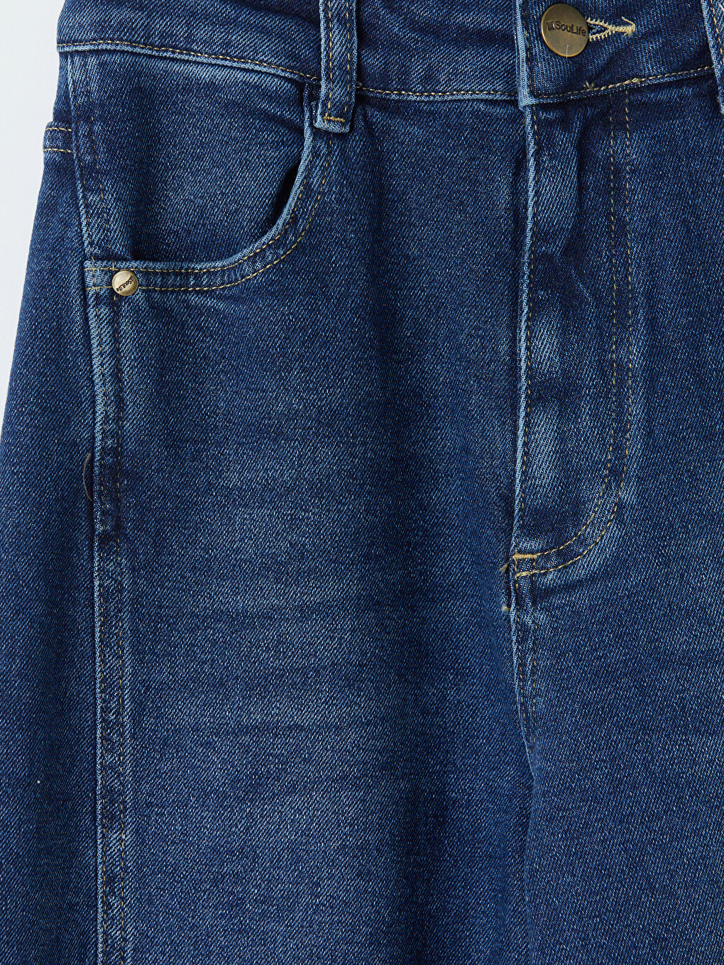 High Waisted Wide Leg Women's Jeans-6