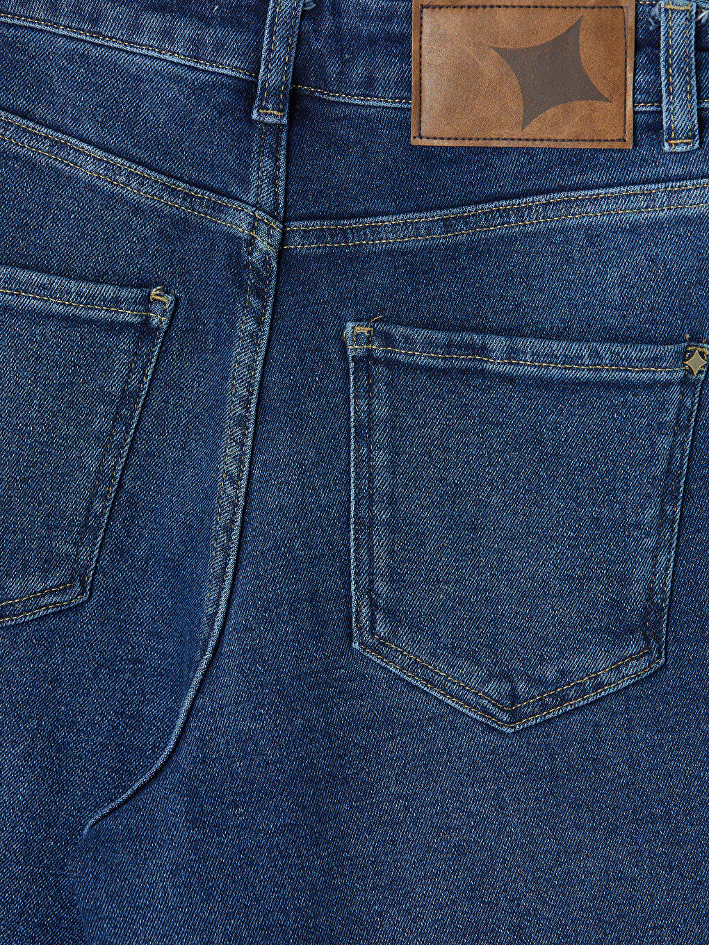 High Waisted Wide Leg Women's Jeans-7