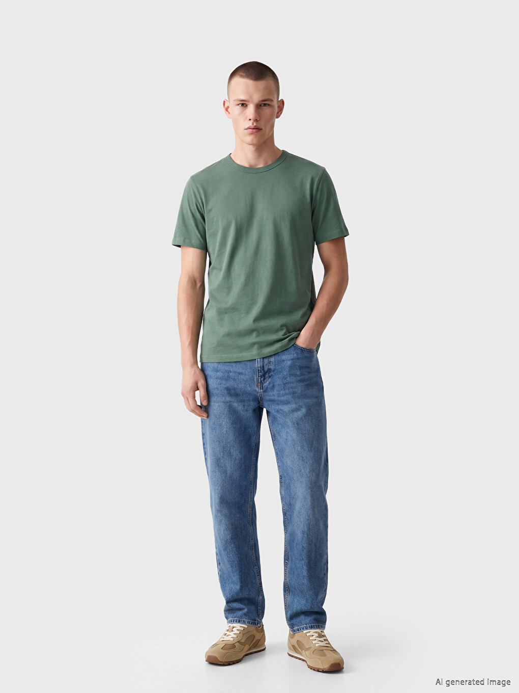 100% Cotton Basic T-Shirt-1
