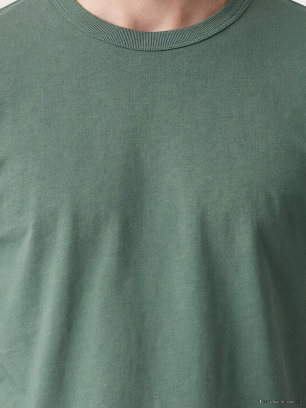 100% Cotton Basic T-Shirt-2