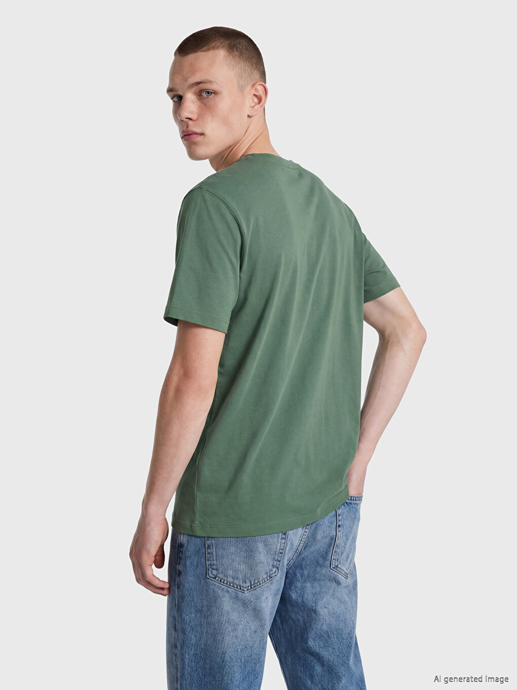 100% Cotton Basic T-Shirt-3