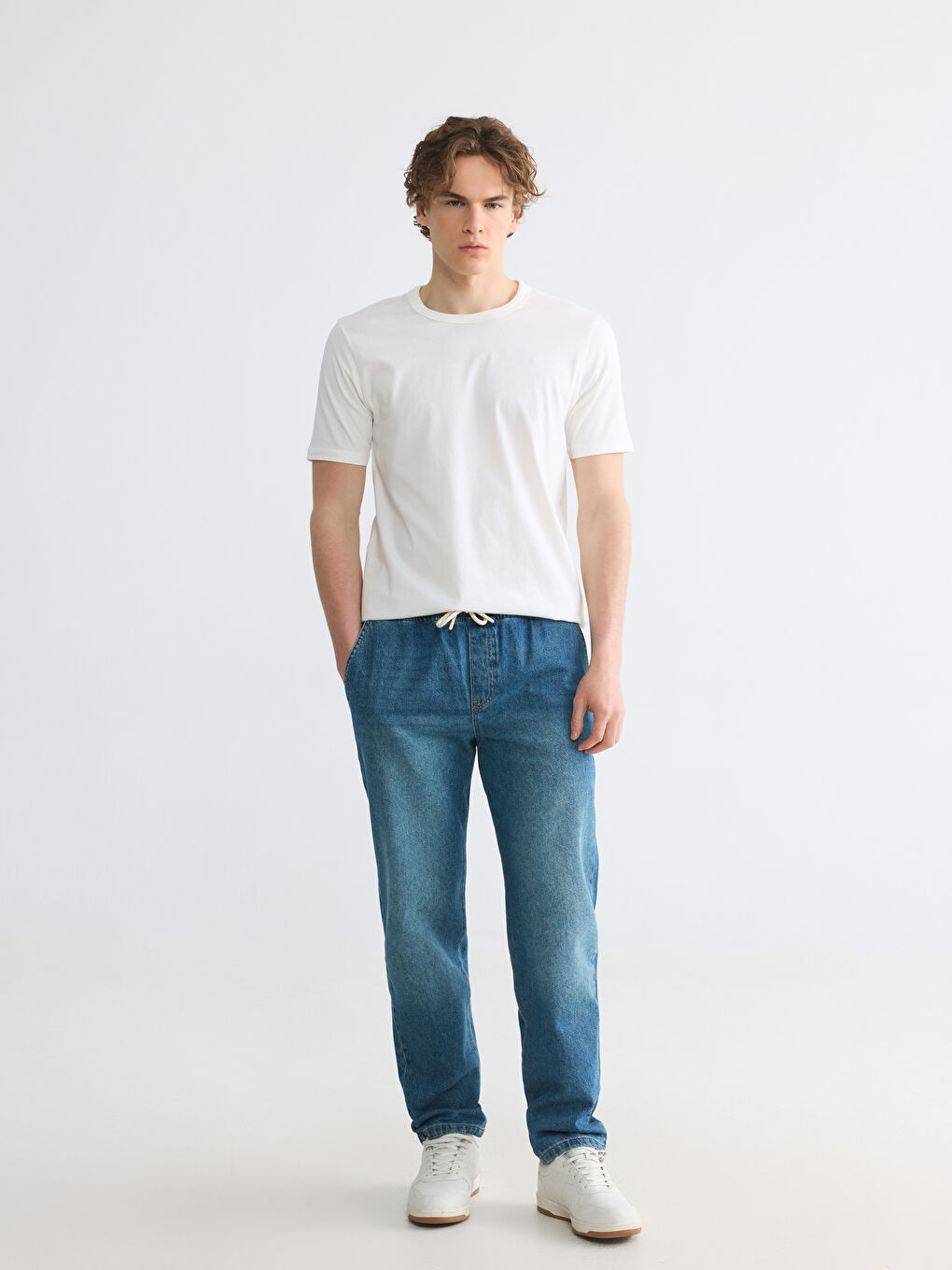 Crew Neck Standard Fit Jersey Men's T-Shirt-1