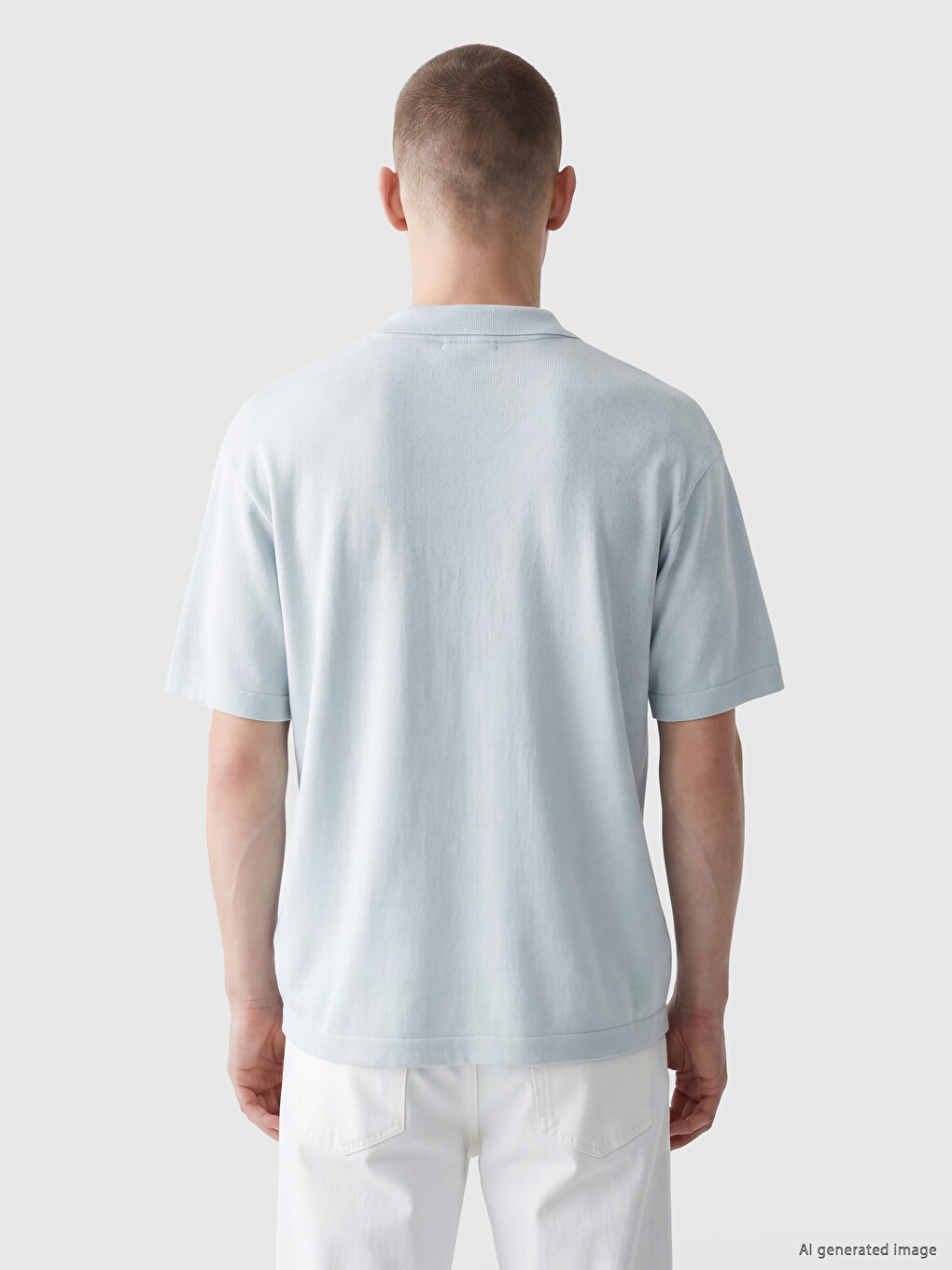 Man Blue T-Shirt-3