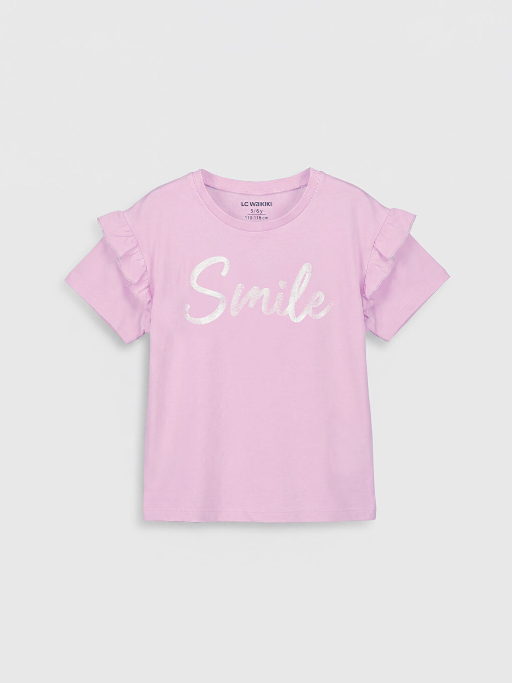 Lila Baskılı Kız Çocuk Taytlı Takım-1