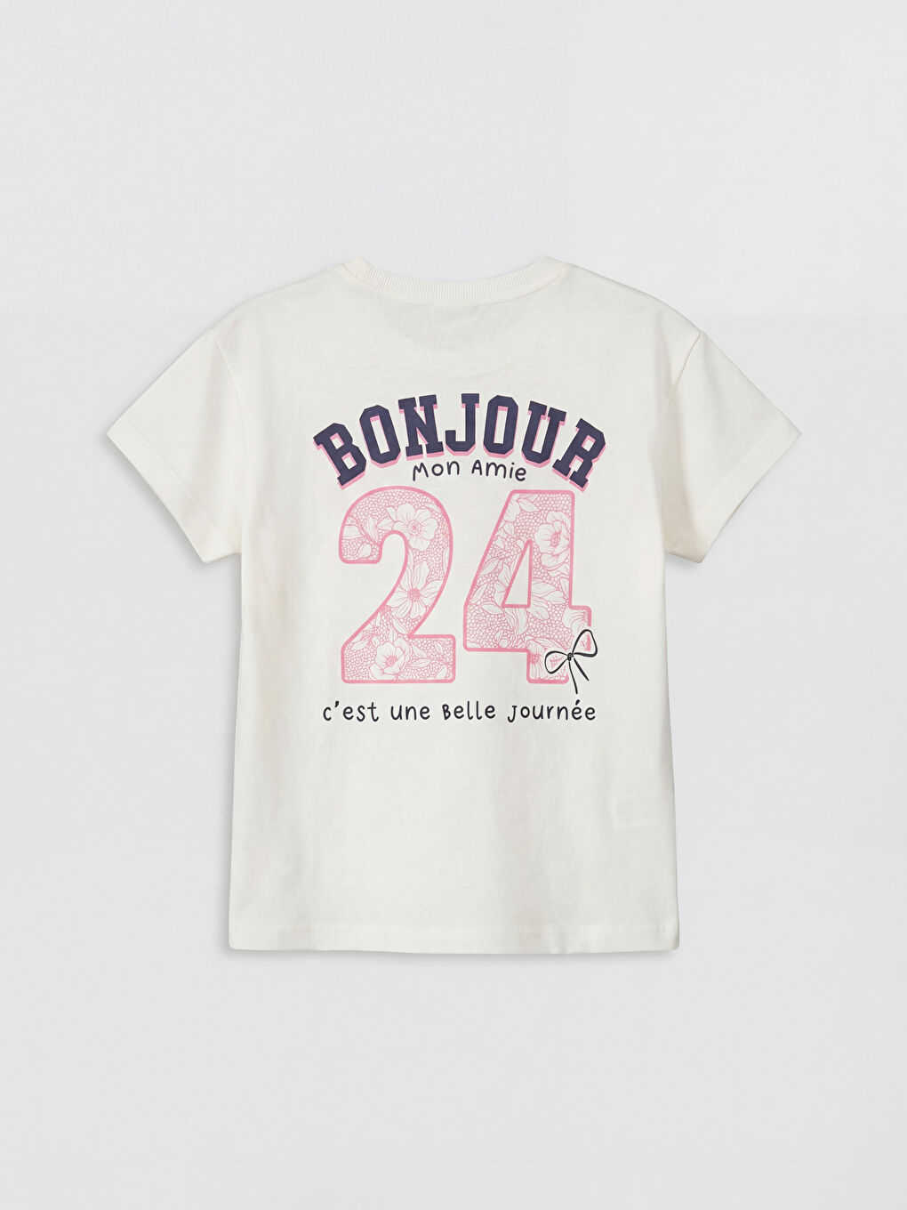 Girl NAVY T-Shirt-2