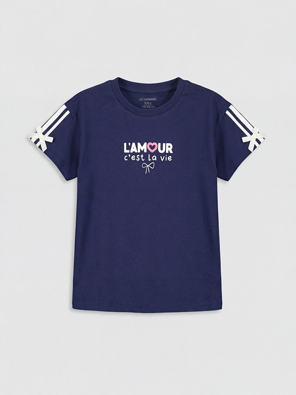Girl NAVY T-Shirt-3