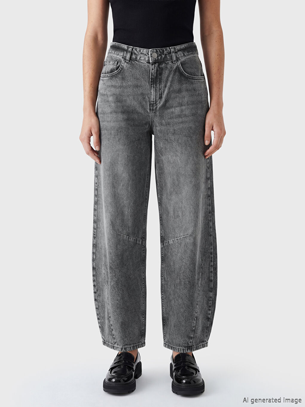 Женские джинсы Balloon Fit-1