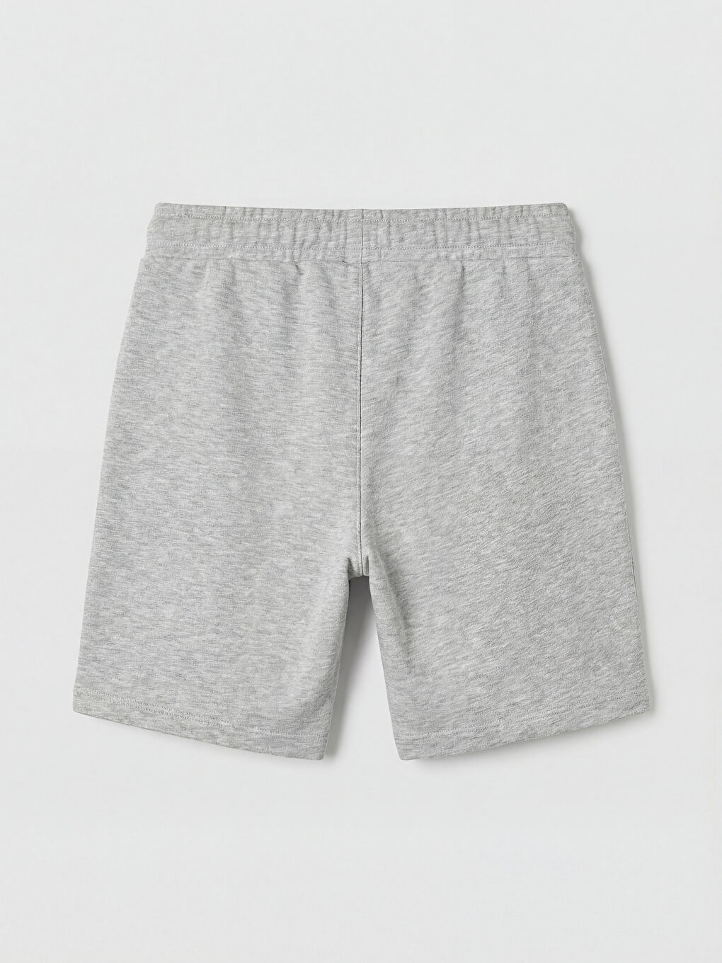 Gri Beli Bağlamalı Erkek Çocuk Şort-1