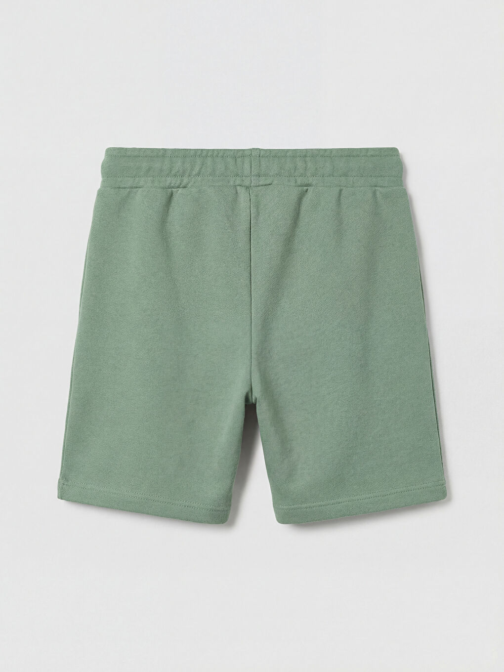 Yeşil Beli Bağlamalı Erkek Çocuk Şort-1