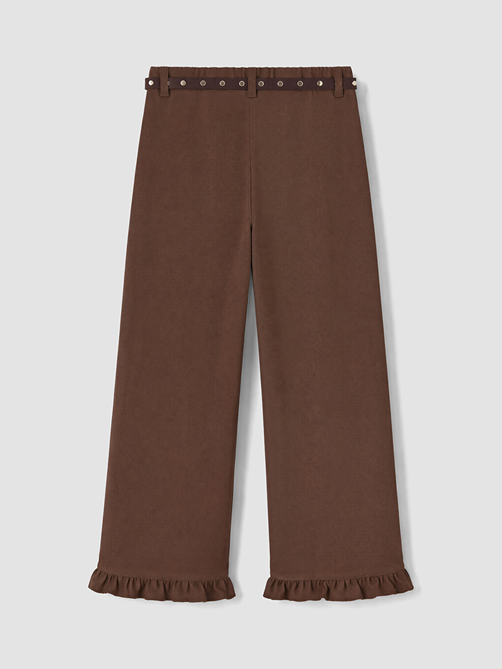 Girl Brown Trousers-2