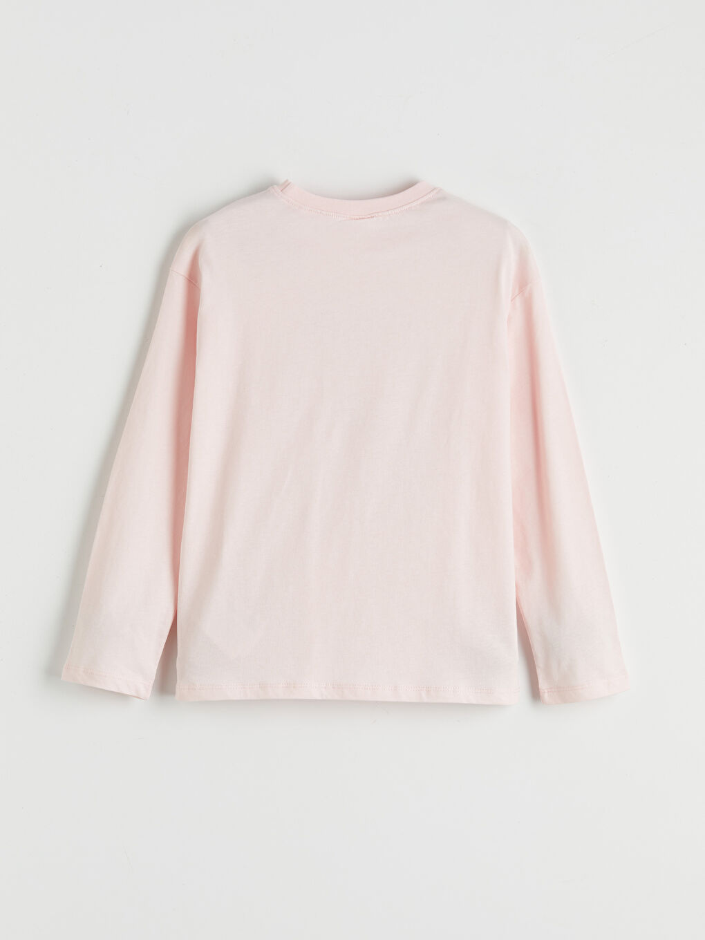 Pembe Baskılı Bisiklet Yaka Kız Çocuk Pijama Takım-2