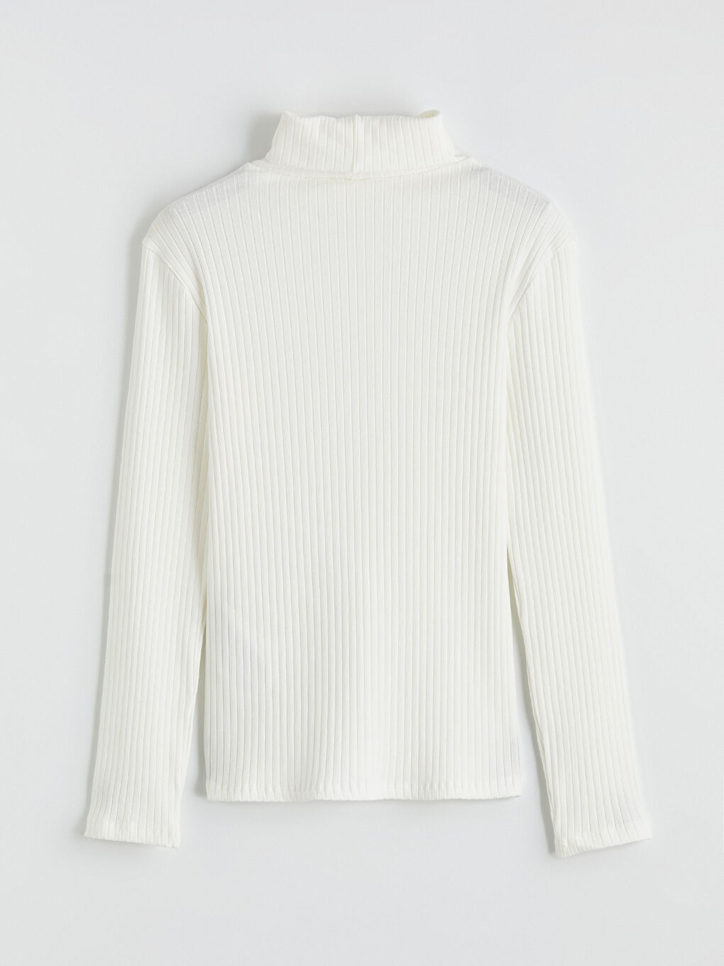 Ekru Balıkçı Yaka Kız Çocuk Tişört-2