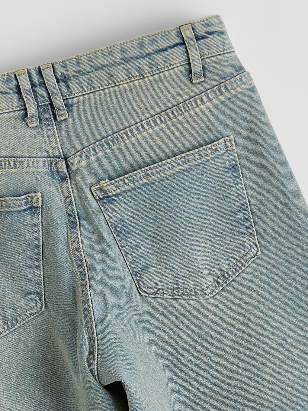 İndigo Boyfriend Kadın Jean Pantolon-1