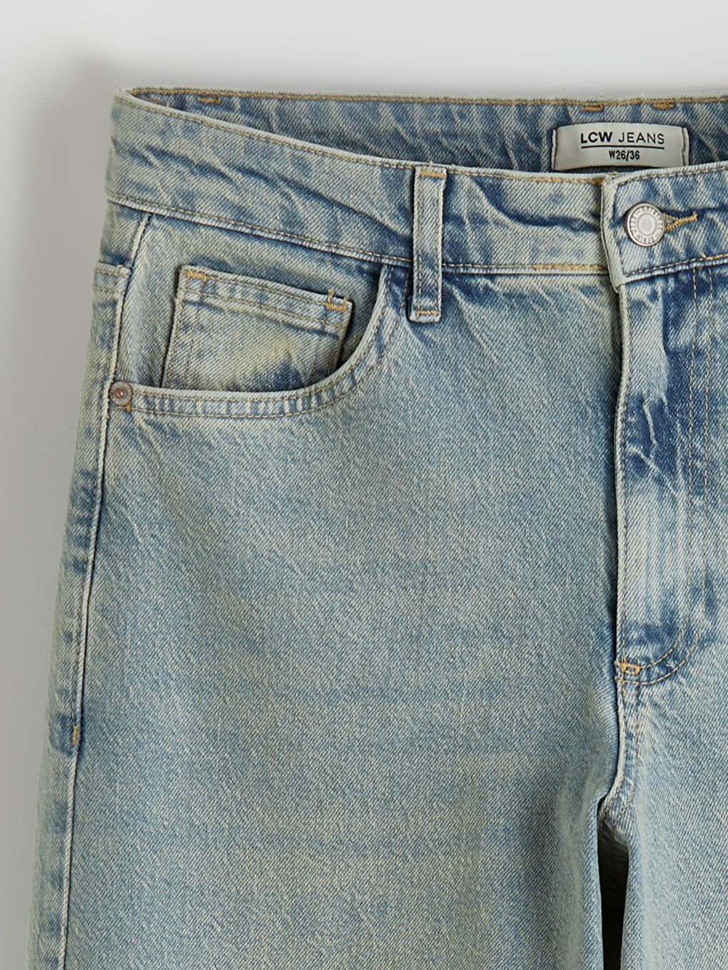 İndigo Boyfriend Kadın Jean Pantolon-2