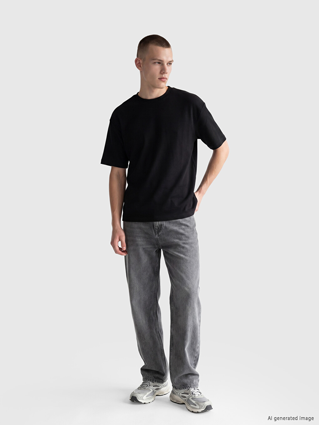 Relax Fit Crew Neck Men's T-Shirt-1