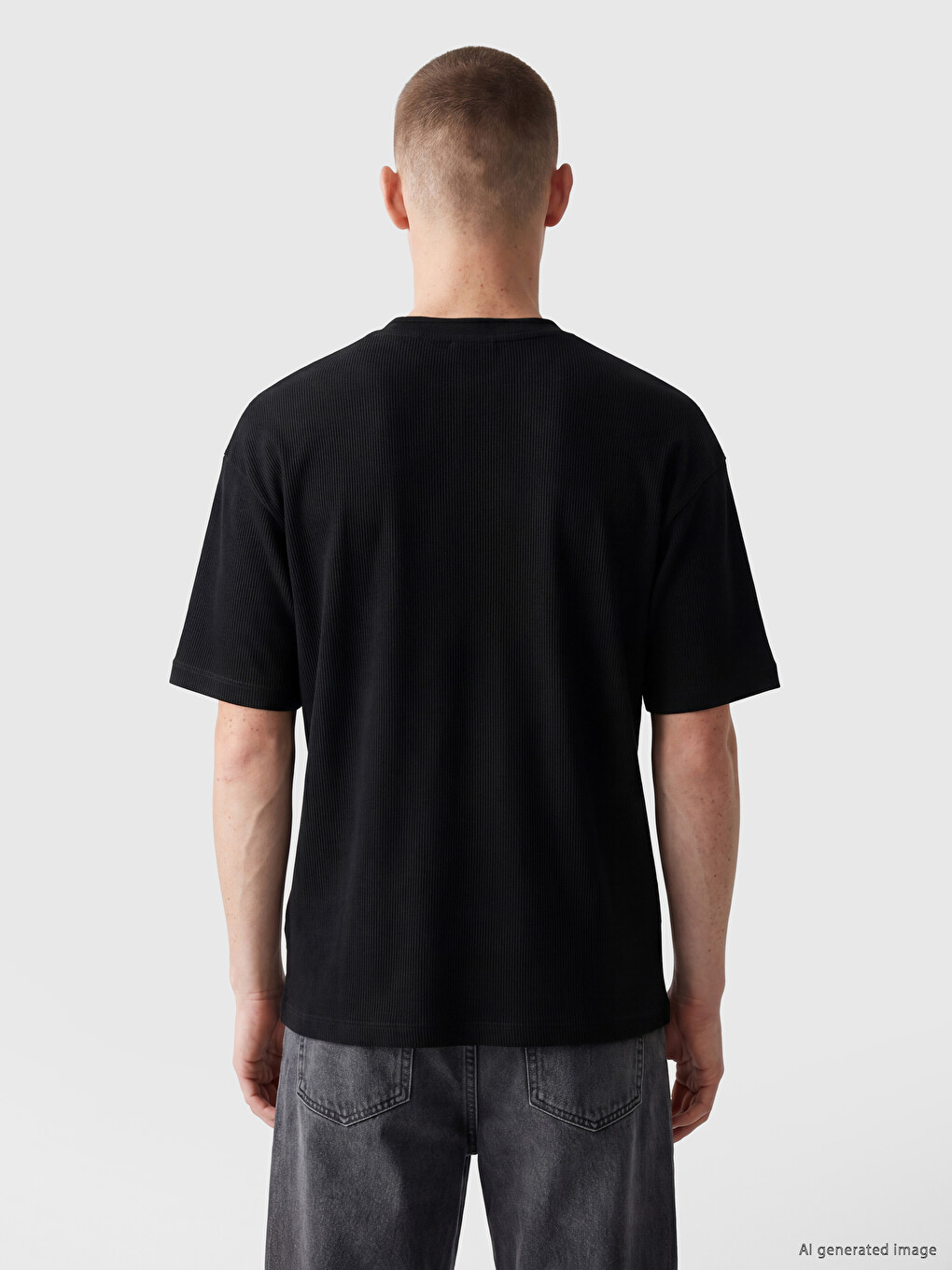 Relax Fit Crew Neck Men's T-Shirt-3