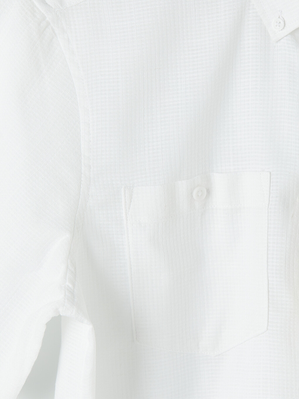 Regular Fit Men's Textured Shirt-6