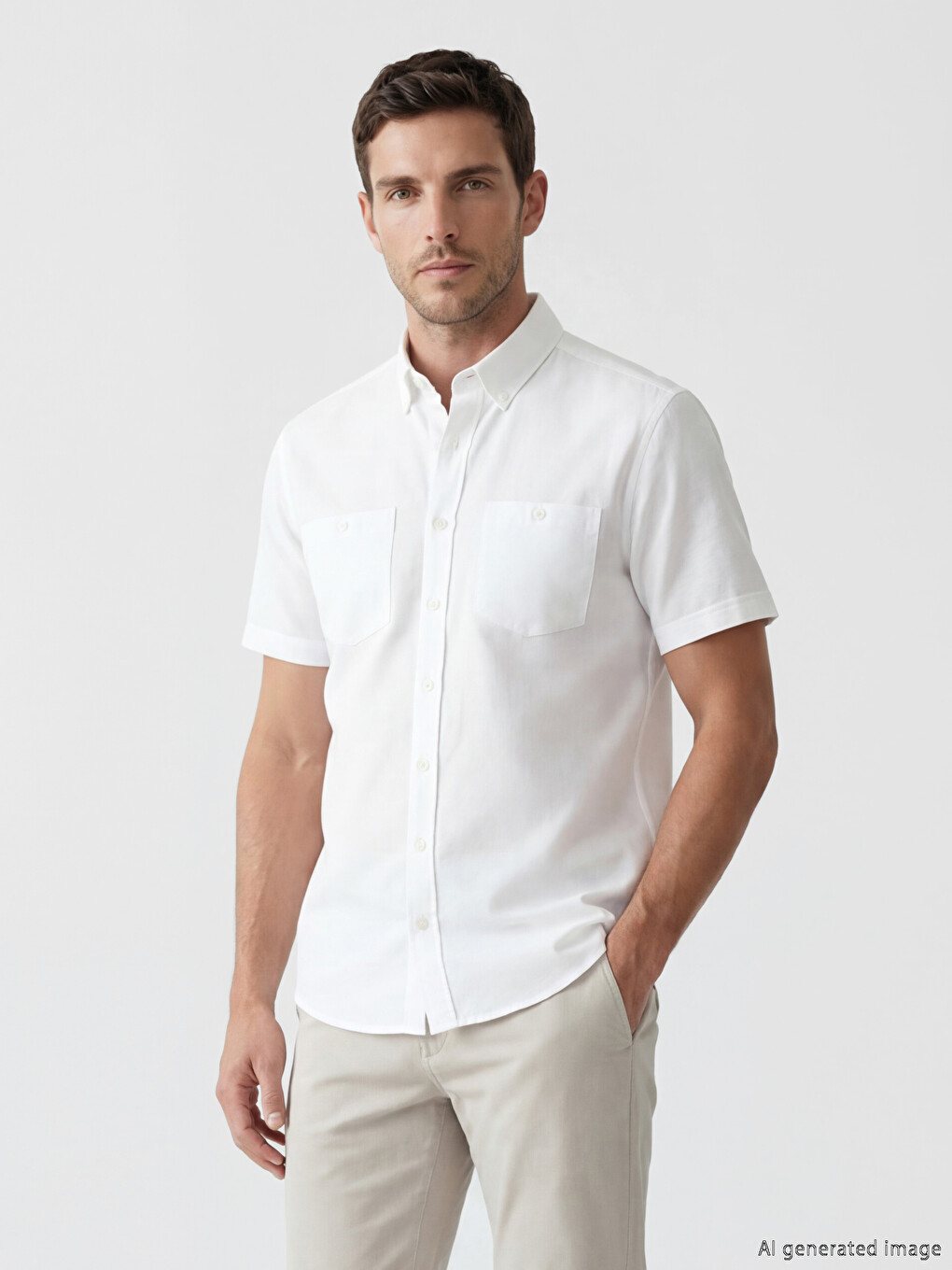 Regular Fit Men's Textured Shirt