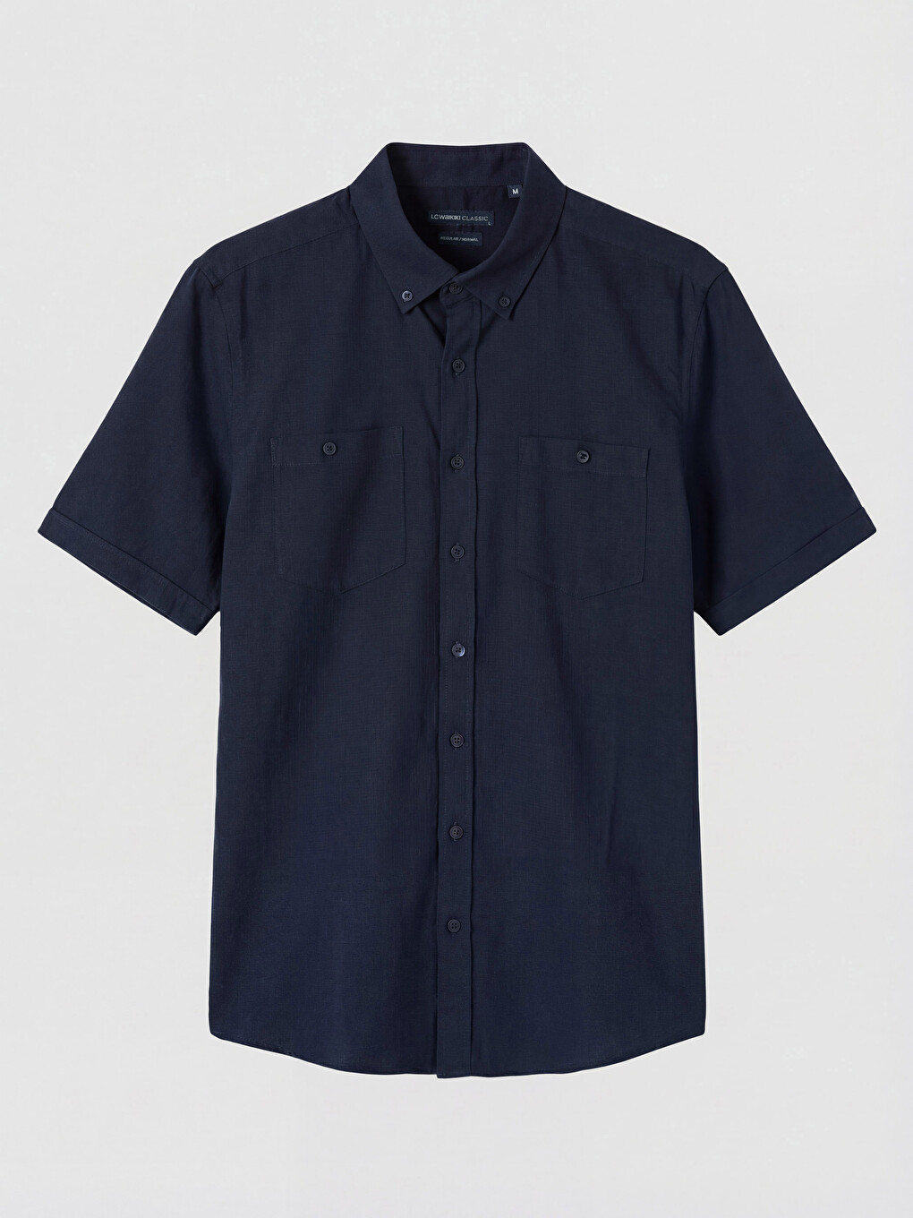 Chemise Homme Texturée à Manches Courtes Coupe Régulière-4