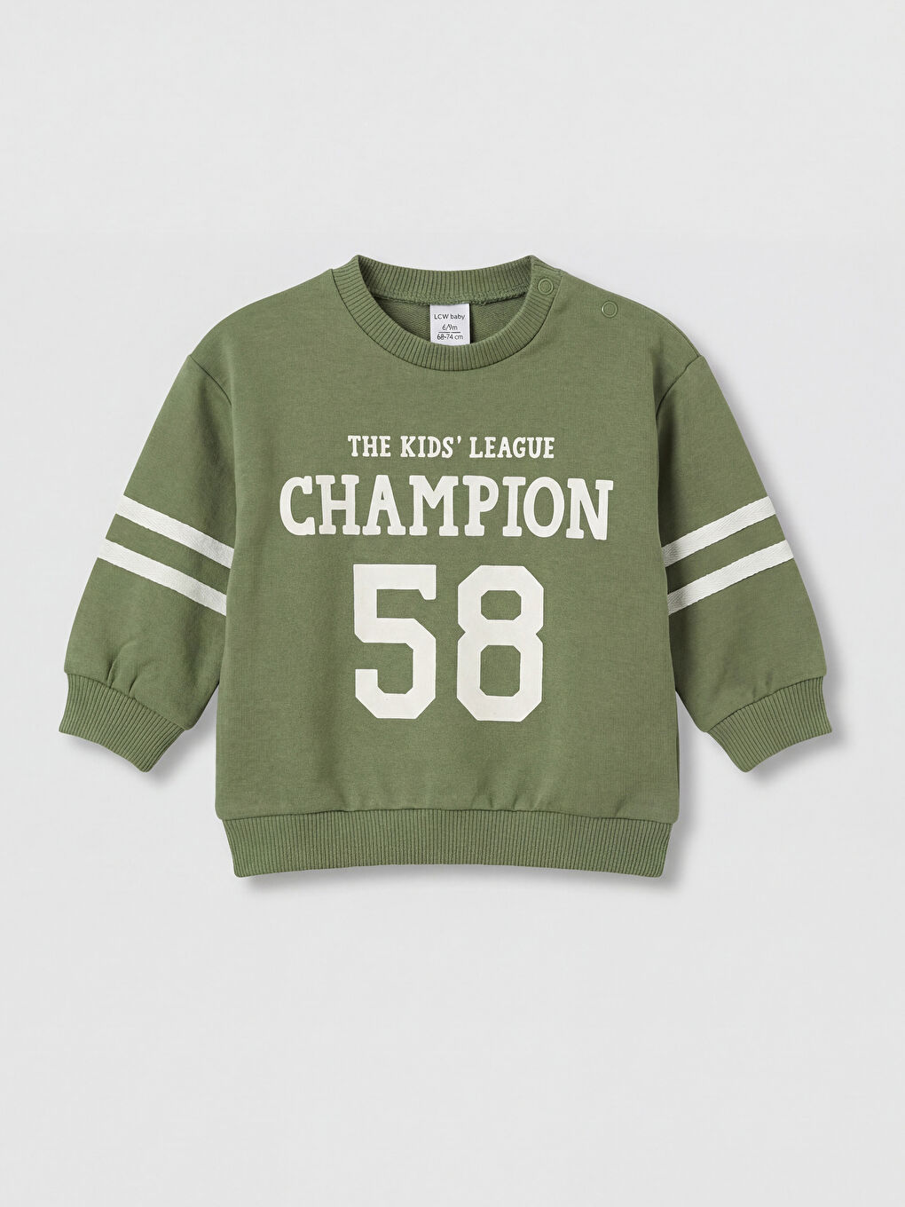 Haki Baskılı Erkek Bebek Eşofman Takımı-1