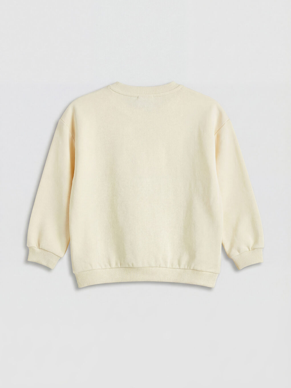 Bej Nakışlı Erkek Bebek Sweatshirt ve Eşofman Altı-2