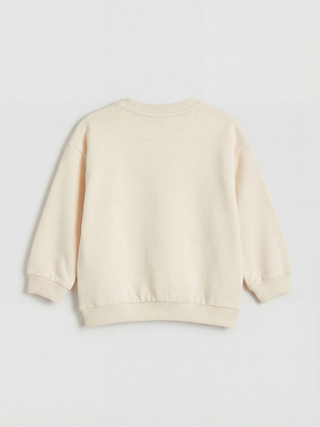 Ekru Baskılı Erkek Bebek Sweatshirt ve Eşofman Altı-2