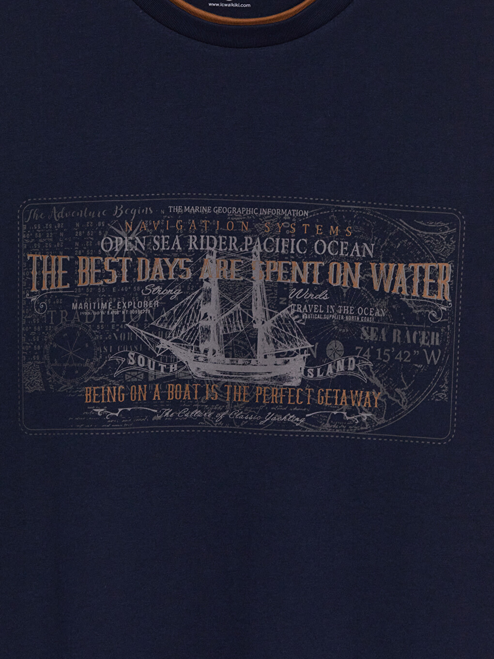 Crew Neck Printed Regular Fit Men's T-Shirt-5
