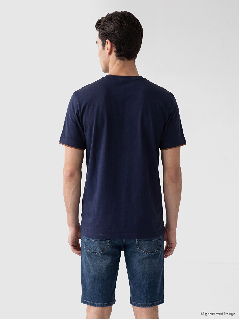 Crew Neck Printed Regular Fit Men's T-Shirt-2