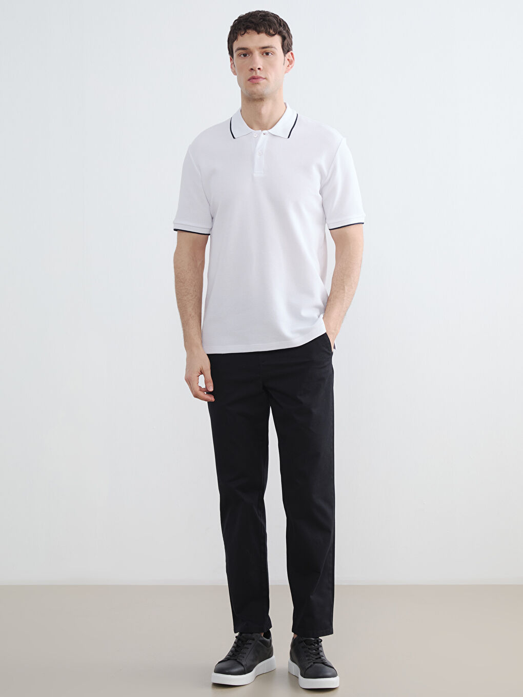 Polo Yaka Erkek Tişört-1