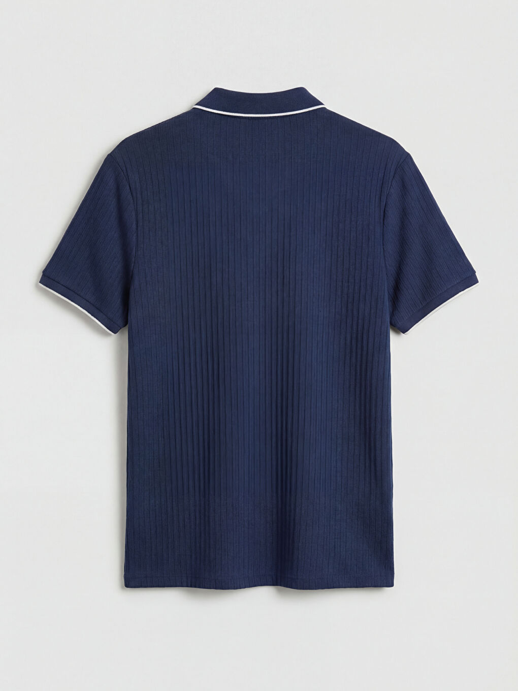 İndigo Polo Yaka Erkek Tişört-1