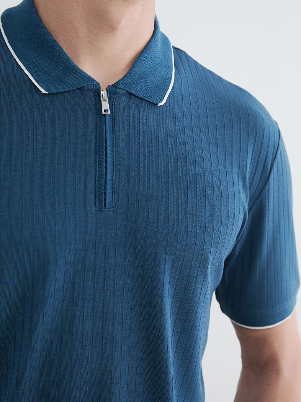 Мужская футболка с воротником-поло-2