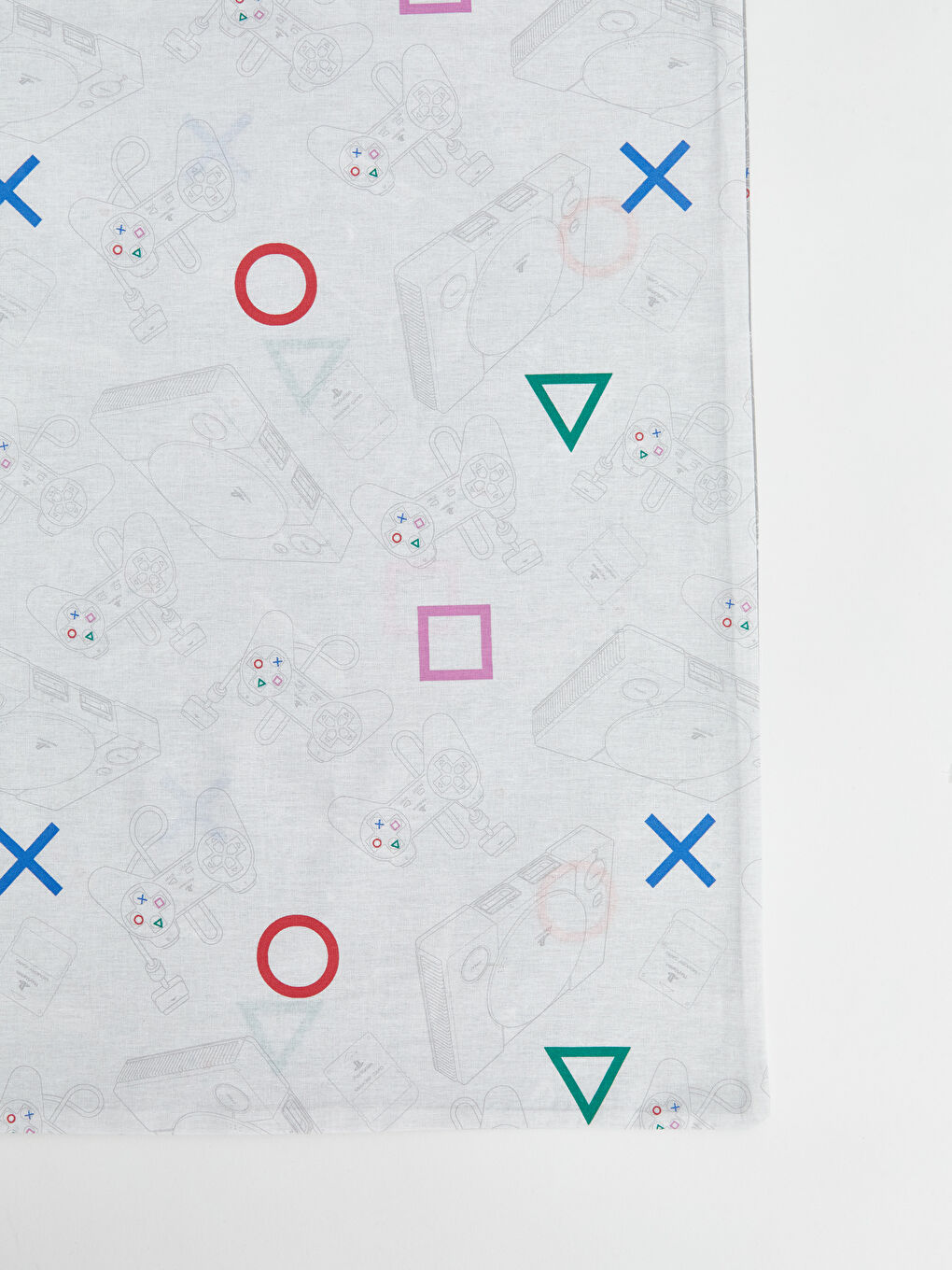 Karışık PlayStation Baskılı Tek Kişilik Nevresim Seti-4