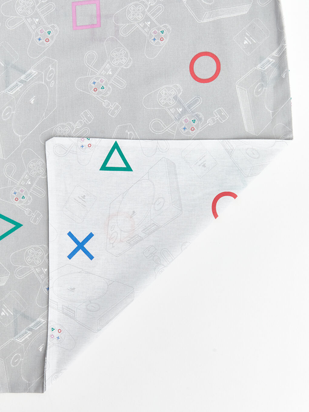 Karışık PlayStation Baskılı Tek Kişilik Nevresim Seti-5