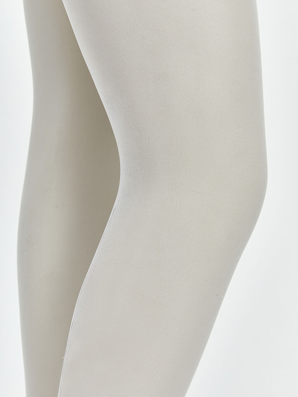 Beyaz Kız Çocuk İnce Külotlu Çorap 2'li-1