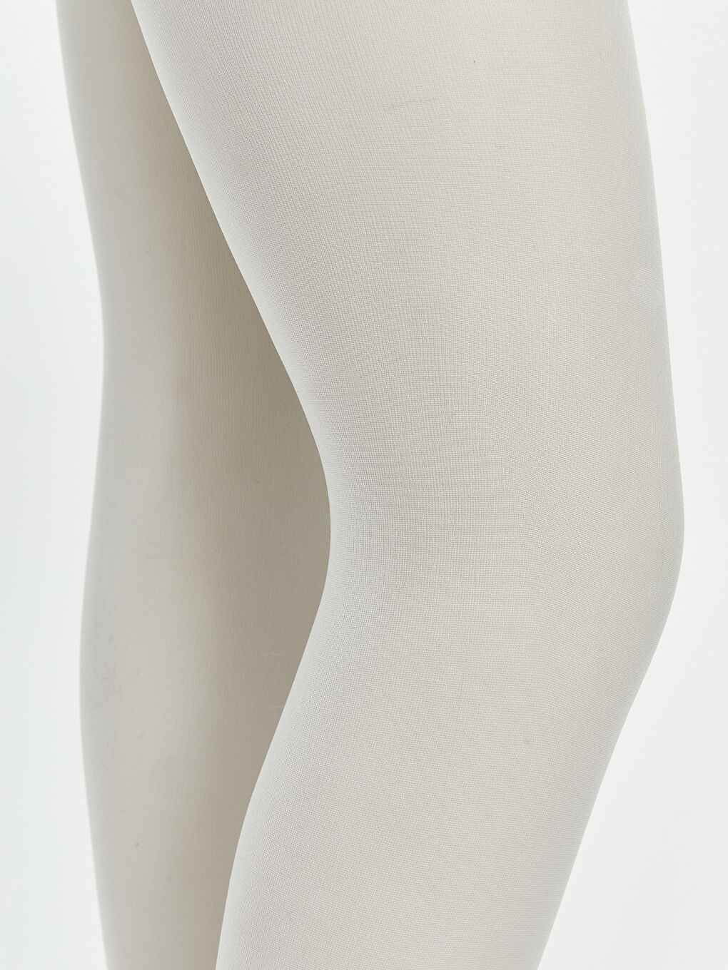 Beyaz Kız Çocuk İnce Külotlu Çorap 2'li-3