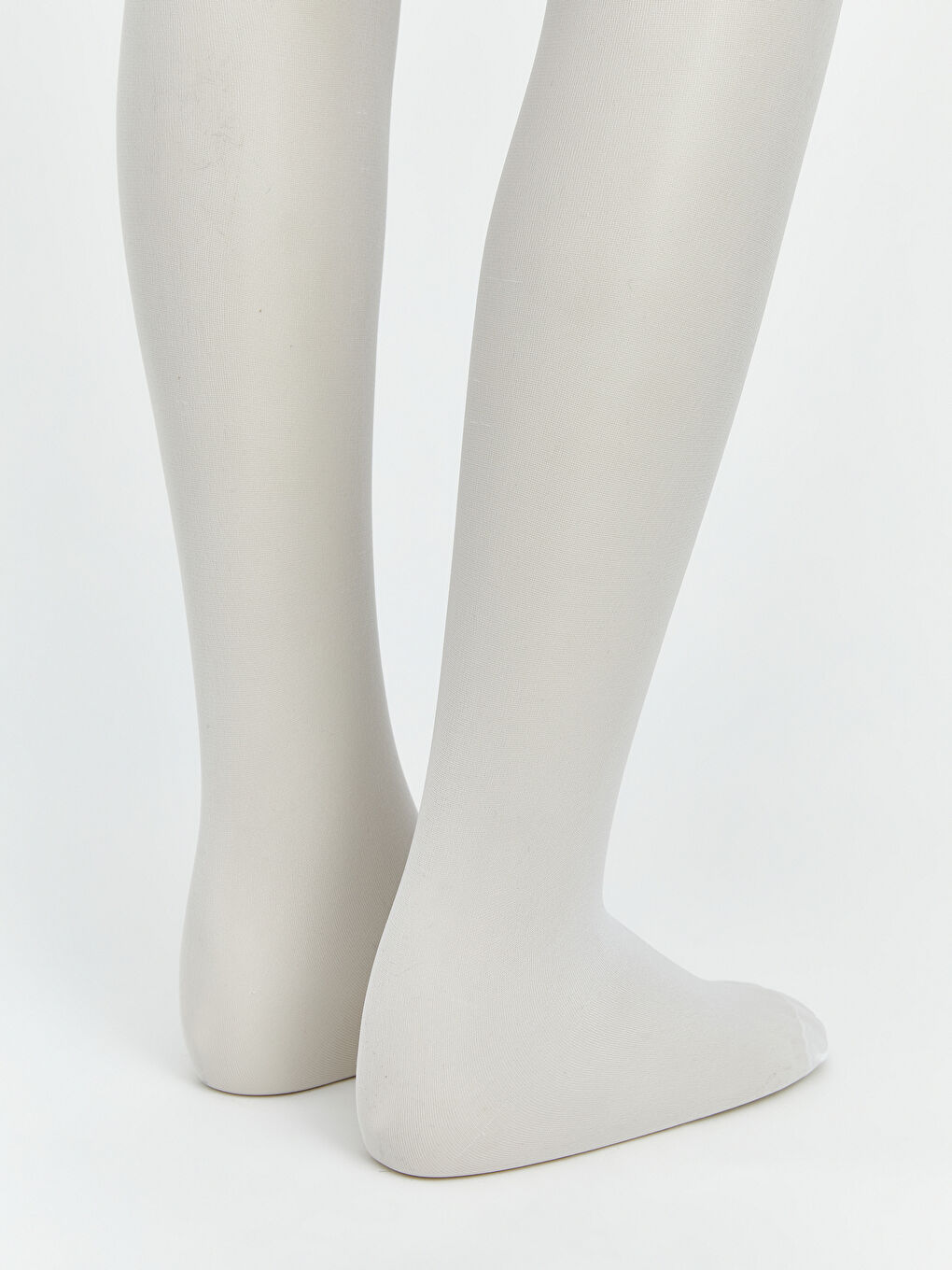 Beyaz Kız Çocuk İnce Külotlu Çorap 2'li-4