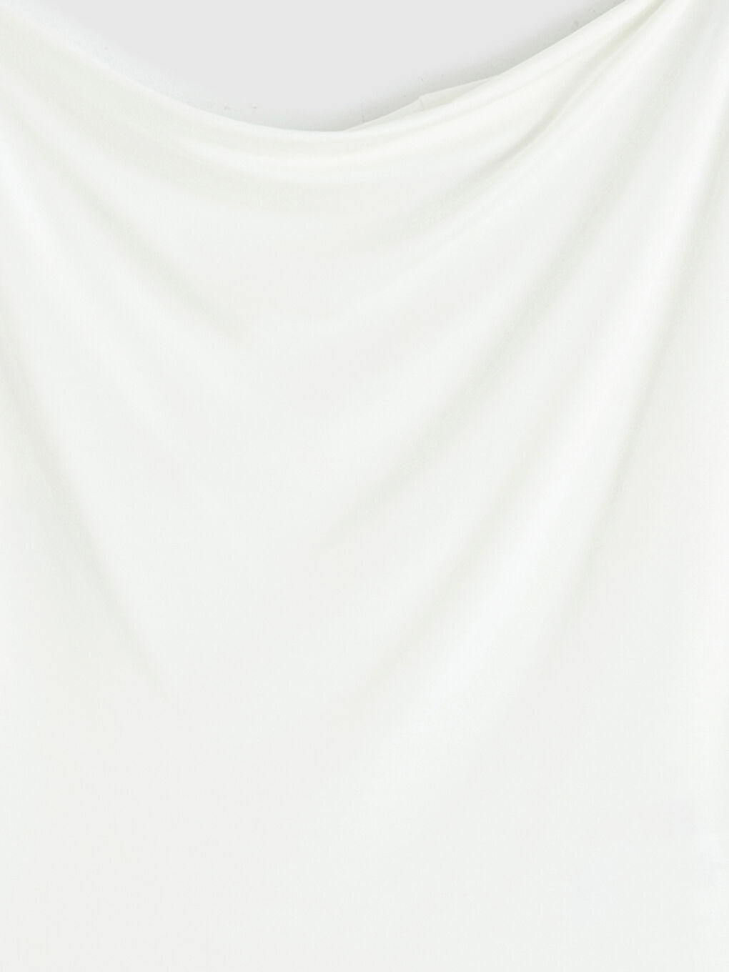 Beyaz Kayık Yaka Bluz-2