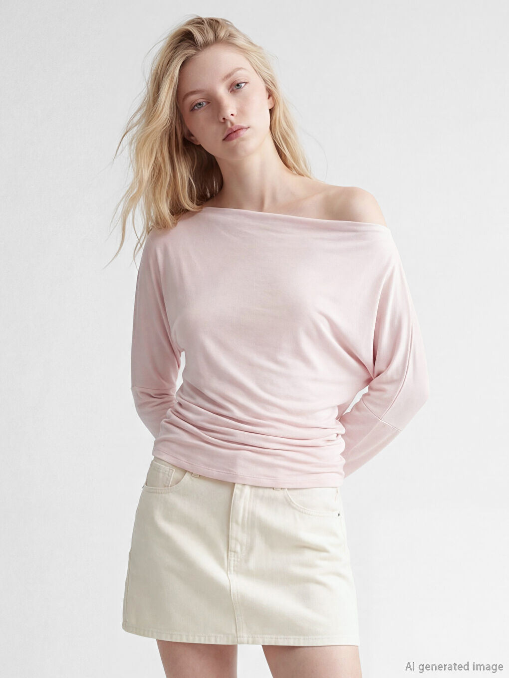 Women's Slash Neck Blouse