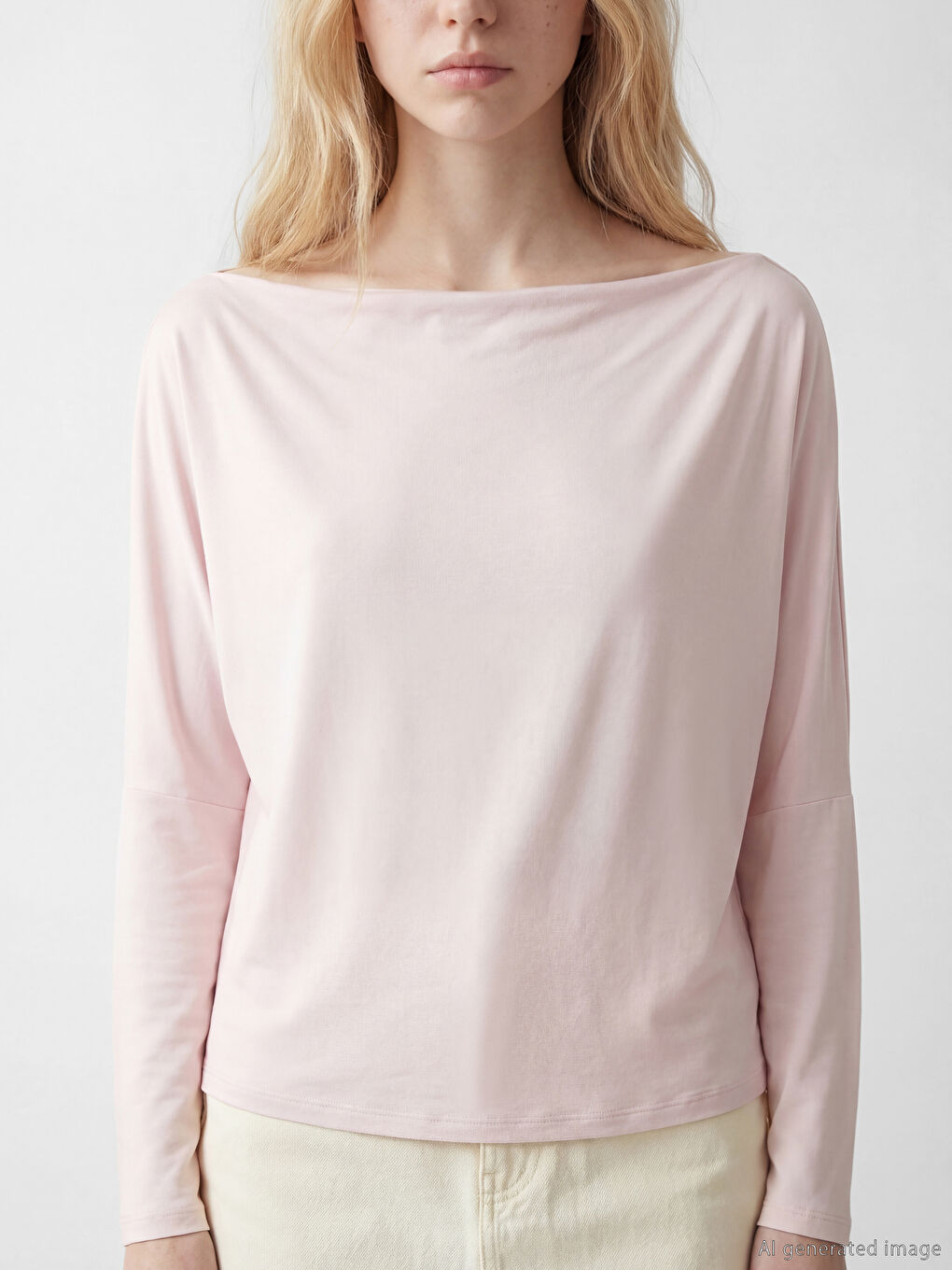 Women's Slash Neck Blouse-2